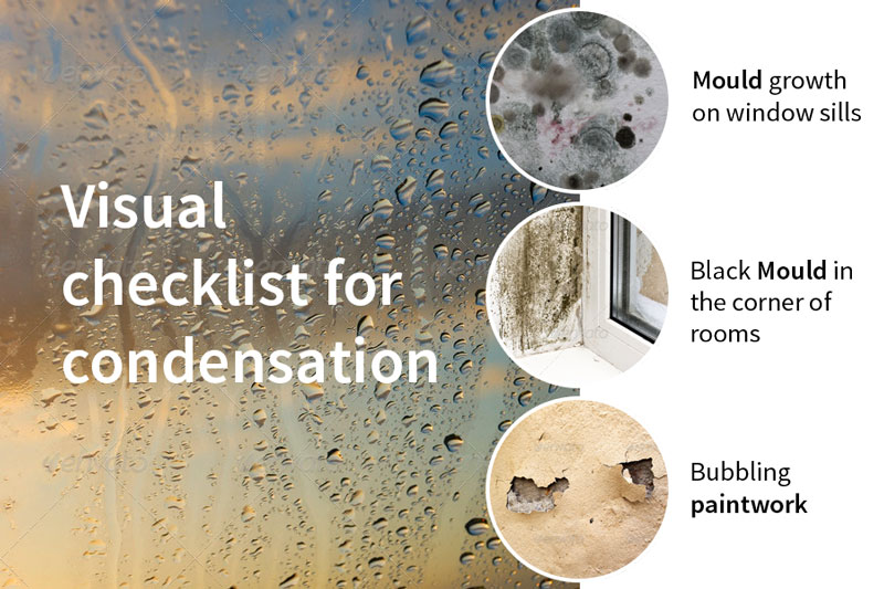 visual checklist for spotting condensation